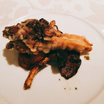 ル・マノアール・ダスティン - 秋の恵み 天然茸のフリカッセ 舞茸のフリット　2016-9