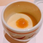 鮨 竜介 - 2016.8.  鱧と梅肉の茶碗蒸し