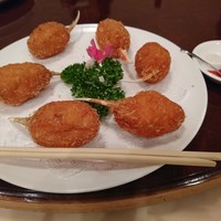 華正樓 本店 - カニ爪肉の揚げ物