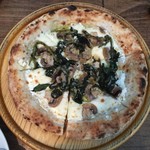 青菜とマッシュルーム