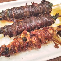 新宿 うなぎ菊川 - ヒレ焼き、肝焼き
