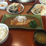菜々家 - 2016年9月。さばの味噌煮定食。