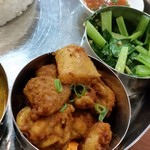 RUCHI - RUCHI 上尾店　ダルバートセットの肉のフライ