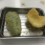 天麩羅処ひらお - ピーマン、イカ