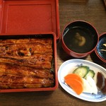 うなぎ亭 友栄 - 上うな重の全景