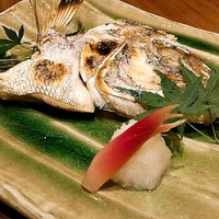 九州の旬 博多廊 大阪店 - 天然鯛のカマ塩焼き