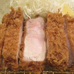 肉のすわ - 嬉嬉豚　特上ロースかつ（リブロース250g）