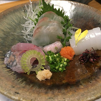 下町割烹とめだて - 【2016.9月追加】刺身盛り合わせ