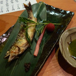 日本料理 たかむら - 鮎の塩焼き