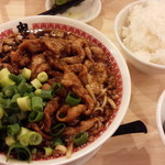 肉汁麺ススム - 肉汁麺とライス(16-09)