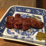 柳家 - 蝦夷鹿のロースの焼きもの