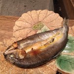 柳家 - 長良川の鮎の開き干しの焼きもの