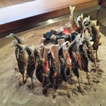 柳家 - 長良川の鮎焼いてます
