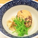 新ばし 星野 - （2016.9)がんもどきと湯葉の炊き合わせ