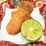 新ばし 星野 - （2016.9)松茸のフライ