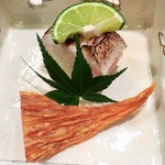 新ばし 星野 - （2016.9)カマチの寿司とバチコ