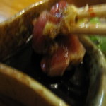 大衆焼鳥 日吉丸 - 地鶏のタタキ