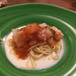 ラディーチェ - 海老と冬瓜の冷製カペリーニ トマトソース