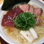 ラーメン巌哲 - 鮪塩冷やし（真夏の献立）