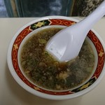朱華園 - 焼そば（スープ）