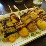 かすうどん18団 - 串揚げ