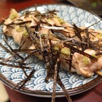 濃厚鶏そば麺屋武一 & 本格炭火焼鳥 新道 - 羽根身わさび