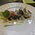 アキヒサ ハンダ - 苫小牧産”北寄貝”襟裳産”ツブ貝”のクスクス