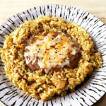 란 - 焦がしチーズの混ぜカレー！香ばしいチーズがたまりません！
