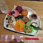 藍風珈琲店 - 本日の己書プレート
      ２０１６．０９