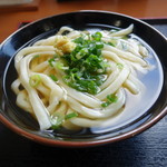 本格手打うどん はゆか - かけうどん冷に温かい汁