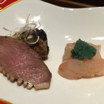 貴心 - 鴨　秋刀魚甘露煮　海老