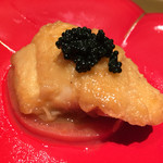 貴心 - 白身魚のムニエル　キャビア添え