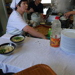 山越うどん - おかあさんが注文をさばきます