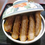 ミニソースかつ丼のアップ