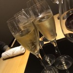 肉屋 雪月花 NAGOYA - Moet&Chandonで乾杯