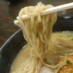 札幌 Fuji屋 - 中太縮れ麺