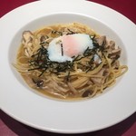 パスタトピザ - 雲仙島原鶏の和風カルボナーラ

おいしく頂きました(　˙༥˙　)♡