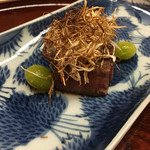 松川 - 松茸千切り炙り 近江牛ヒレ肉 銀杏