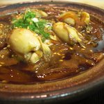 あぷちゃ - あぷちゃの美味しいだしでカキの土手焼き。