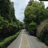 桜鶴苑 - 入口の門までの道のり