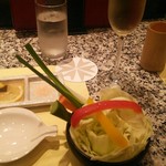 串あげ旬s - お野菜＆食べログクーポンのドリンク