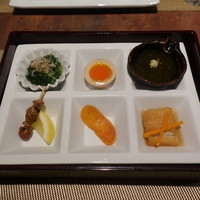 馳走や直 赤坂本店 - 前菜６品