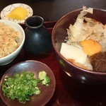 信濃庵 - 田舎そば炊き込み御飯
