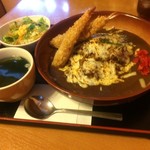 クッキングフォレスト - DXチーズハンバーグカレー(普通サイズ)【料理】