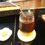 Cafe GARAN - 食後のアイスコーヒーです。（豆を挽いて24時間水出しされているそうです。）2016/9/25