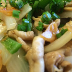 おふくろ亭 - 白ホル定食 ニンニク 大飯 500円