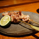 とっぴんぱらりのぷ - 比内地鶏もも串焼き