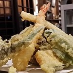 蕎麦 凜 - 【H28.9.25】 天ざるそば１２５０円。