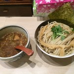 麺場 風天 - 201609 風天 ★濃厚魚介つけ麺 大（800円）★