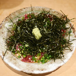 卯佐 - 生本まぐろの漬け ¥980